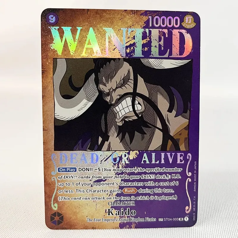 ONE PIECE Retro Wanted Poster Style Proxy Game Card Luffy Buggy Shanks Ace Anime OPCG/PTCG Card / Collection Trading Card — image 16