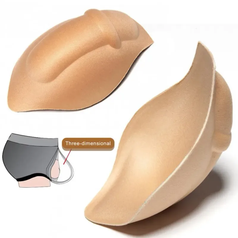Roupa íntima acolchoada masculina, acessório de roupa íntima, aumenta a protuberância com roupa íntima masculina, copo push up para calções de banho para uso diário — image 3