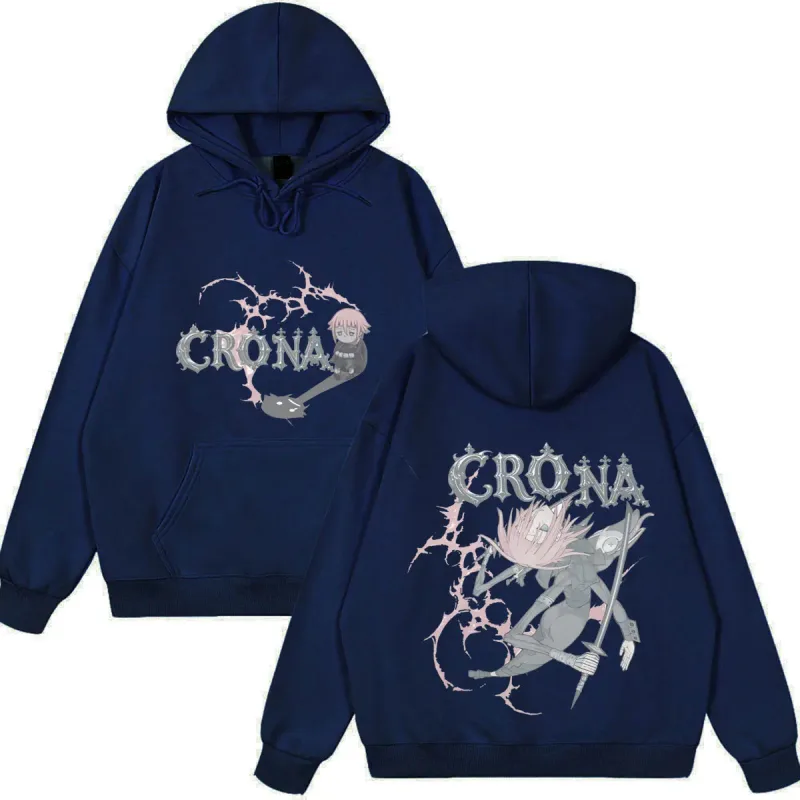 Japanese Anime Soul Eater Crona Funny Hoodies Men's Women Clothing Fashion Oversized Streetwear Casual Long Sleeve Fleece Wears — image 3