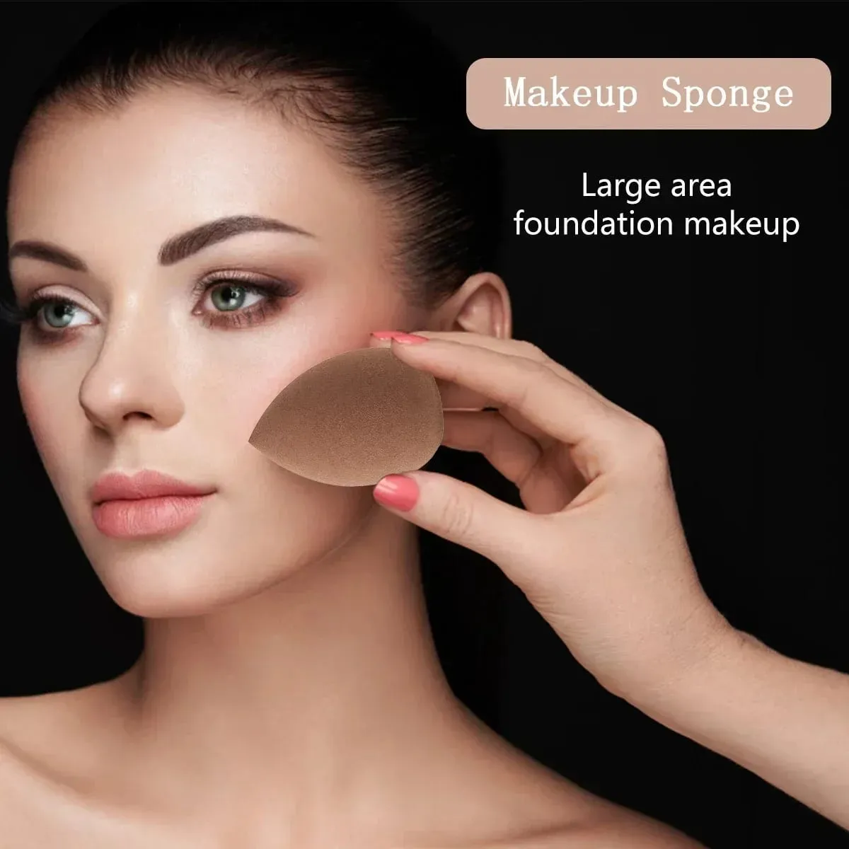 20/40Pcs Makeup Brushes and Sponges Set Brown Makeup Puff Beauty Egg Headband Wristband Remover Kit Makeup Tool Gift — image 5
