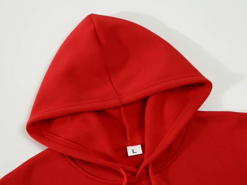 Men's hoodie casual pink lip print hoodie retro komportableng sweatshirt kaswal na may mataas na kalidad na hoodie — image 5