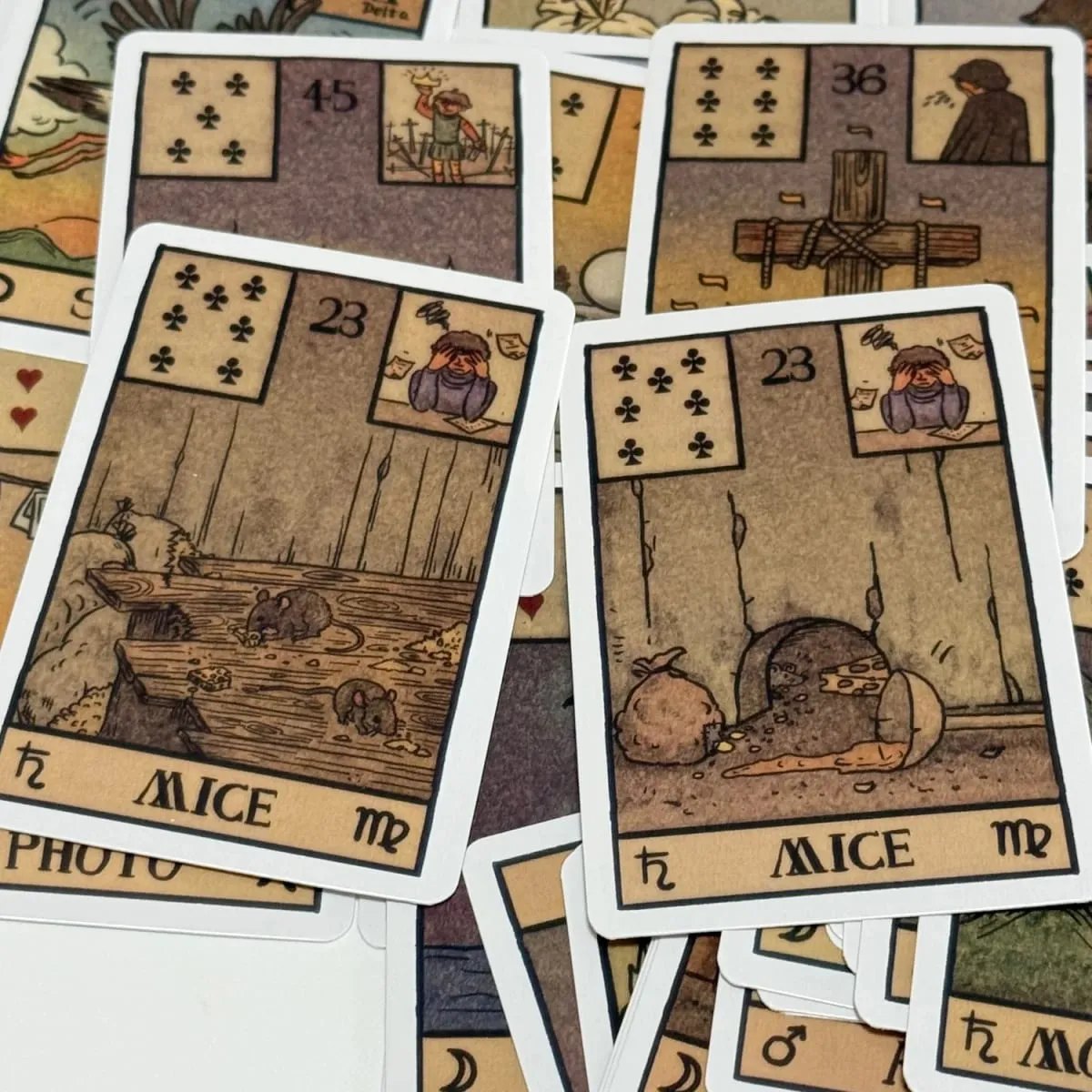 Akashic Eye Lenormand oracle cards 61deck Modern Illustrated Oracle Cards — image 6