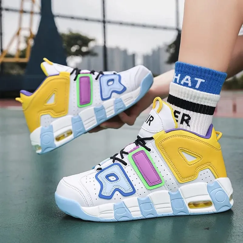 Couple Trend Air Cushion Sneakers 2026 Large Size Light Non-slip Durable Basketball Running Casual Shoes — image 4