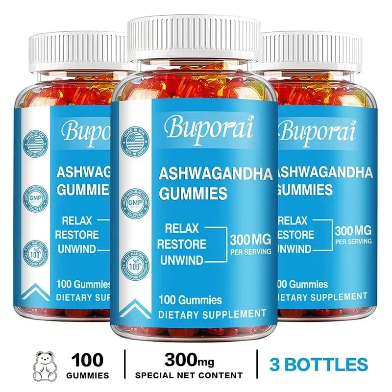 Ashwagandha Gummies - Relieve Stress Enhance Memory Focus Promote Immune and Nervous System Health and Metabolism — image 11