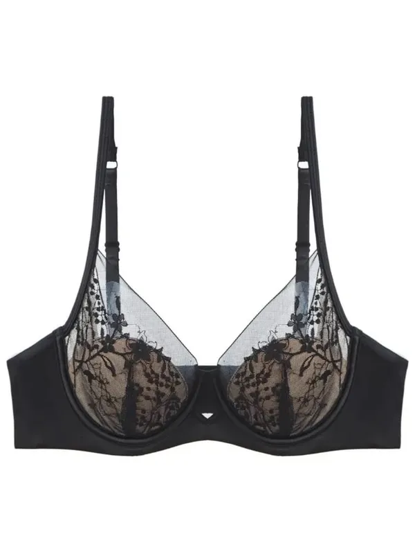 Women French Satin Lace Lingerie Set Push Up Anti Sagging Bra Full Coverage Brassiere Soft Comfort Underwear Daily Use 32‑38AB — image 12