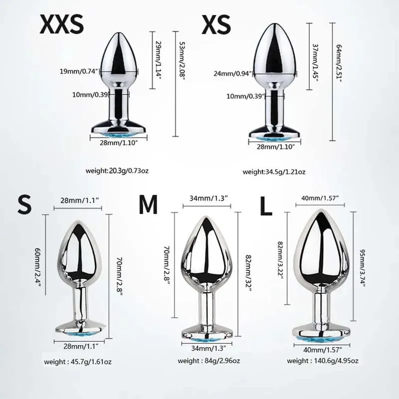 Metal suave anal plug aço inoxidável base de jóias suave butt plug massageador de próstata vibradores ânus estimulador brinquedos sexuais adultos — image 3