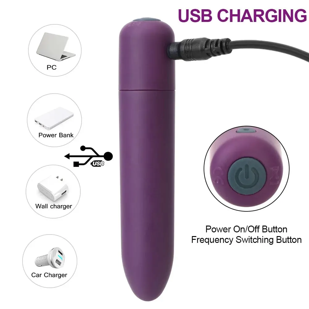 1pc Mini Bullet Vibrator Massage Dildo Vibrador AV Stick Adult Sex Toys for Women G-Spot Clitoris Stimulator Female Masturbator — image 5