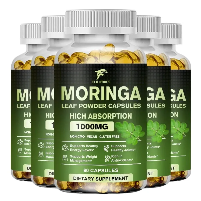 Natural Moringa 1000mg Supplement Supports Immune Defense Digestion Skin Joint Energy & Antioxidant Health — image 11