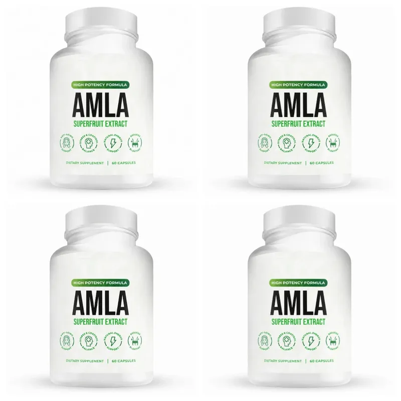 Amla Fruit Extract 1000mg Capsules Superfruit Supplement Energy Support 60 Capsules 30 Servings Vegan Non-GMO Gluten Free — image 10