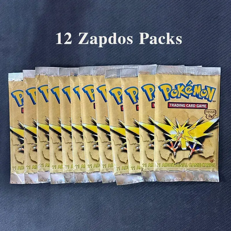 11Cards/Pack PTCG Booster Packs Proxy Card Jungle/Fossil/Base Set Charizard Blastoise Venusaur PKM Board Game collectible Cards