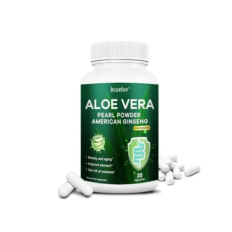 Aloe Vera Extract Capsules Helps Relieve Constipation Colon Cleansing and Detoxification and Manages Weight Metabolism — image 8