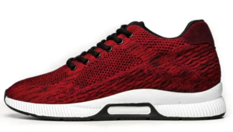 Men Increase Insole 6CM Sports Casual Height Shoes 48 Men Sneakers Elevator Shoes Hidden Heels Breathable Heightening Shoes — image 9