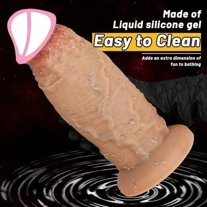 Huge Anal Dildo Silicone Butt Plugs Soft Anal Sex Toys Lifelike Penis Strong Suction Anal Plugs Dildo Prostate Massage Anal Plug