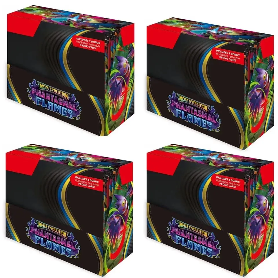2026 360Pcs/Set Pokémon Card MEGA EVOLUTION Pre-group SCARLET&VIOLE 151 PHANTASMA FLAMES Prismatic English Booster Battle Card — image 1