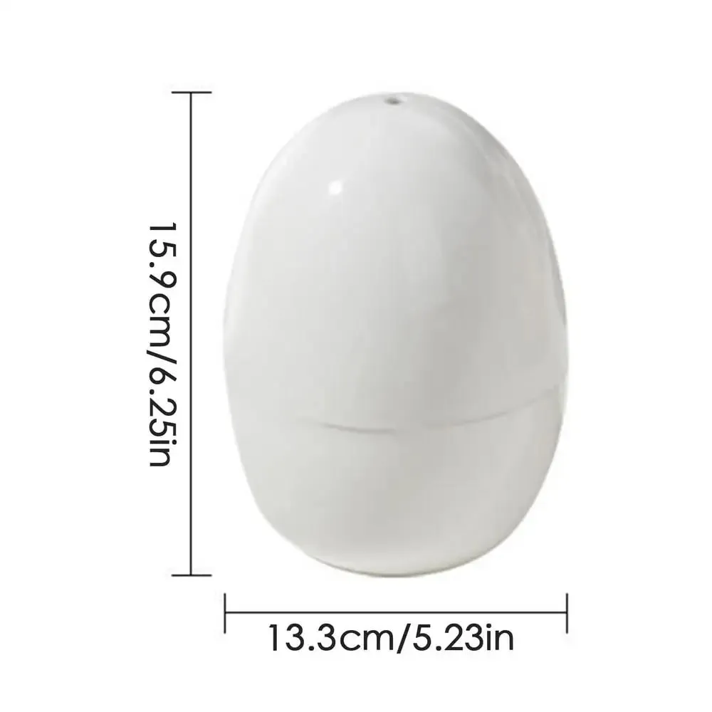 Microwave Egg Poacher Microwave Boiled Egg Maker Αξεσουάρ Μαγειρικής Αξεσουάρ Μαγειρικής Γρήγορης κουζίνας αυγών Ατμιστής αυγών για σκληρά μαλακά αυγά — image 11