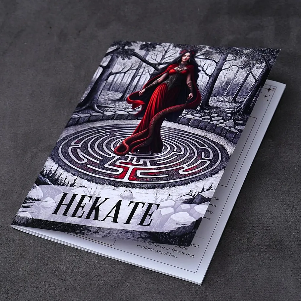 Hekate Grimoire Volume 2: 36-Page Witchcraft Workbook & Spell Journal – Hollow Earth-Inspired Witchcraft Magick Grimoire — image 3