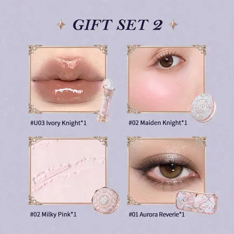 Flowerknows Dárková krabička Makeup Set Little Angel Full Box Glaze Lipsher Shell Šperky Flower Know Dárková sada k narozeninám — image 4