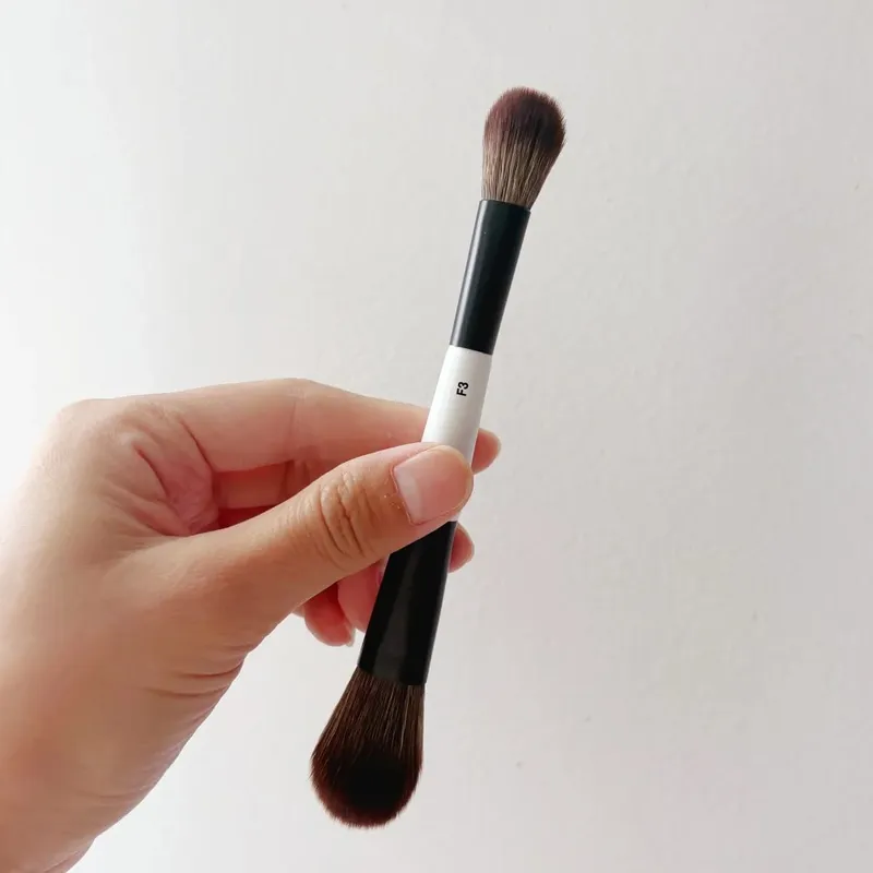 Face Makeup Brush F1 Dual-Ended Contour Blush F2 Powder Brush F3 Highlight Soft Synthetic Hair Cosmetic Brushes