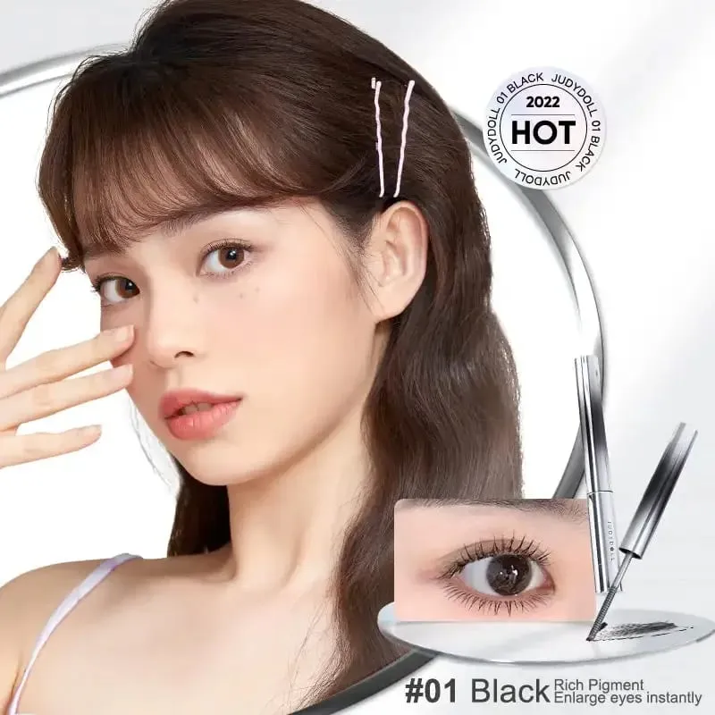 Judydoll Hàng Mi Mascara Tơ Không Thấm Nước Sợi Mascara Đen Dài Uốn Cây Nối Mi Đôi Mắt Gợi Cảm Mỹ Phẩm Trang Điểm — image 4