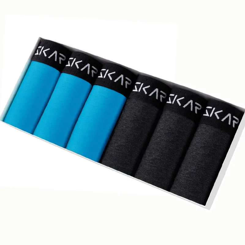 6pcs calcinha masculina de algodão roupa interior sexy para homens cuecas boxer carta eelástica boxers cuecas masculinas shorts