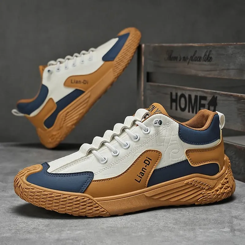 Spring and Autumn Fashion Elastic Band Sneakers for Men Versatile Trendy Casual Shoes Student Running Shoes Soft-Soled Lightweight Men's Shoes — image 3