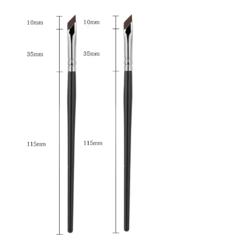 1-16pcs Upgrade Blade Eyeliner Brush Ultra Thin Fine Angle Flat Eyebrow Brush Liner Brow Place Makeup Brush Precise Detail Brush — image 10