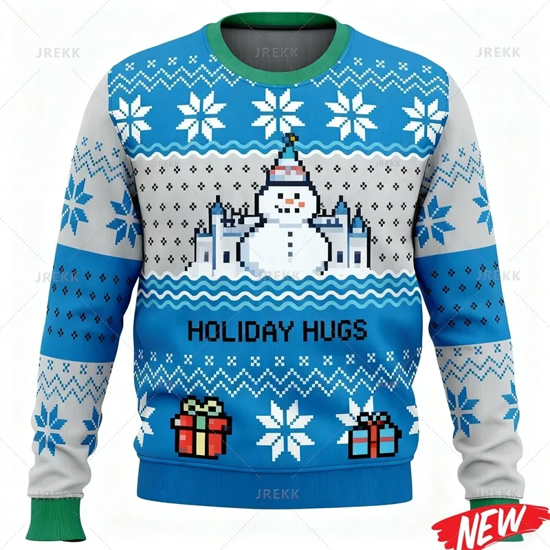 Cute Animal Ugly Christmas Sweater Men Women Fashion 3d Printed Merry Christmas Sweatshirt Colorful New Year Pullover Hoodies — image 11