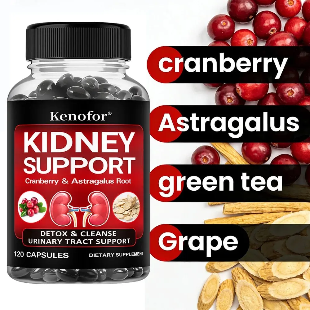 Kidney Support Supplement - with Cranberry for Normal Urinary Tract Health and Bladder Health Healthy Kidney Function — image 2