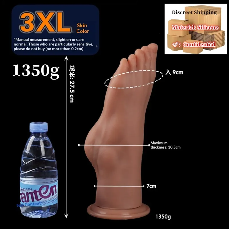 Feet Style Anal Plug Big Silicone Ass ButtPlug Deep Masturbator Dildo Dilator Stimulator Anal Dildo Adult Sex Toy For Women 성인용품 — image 13