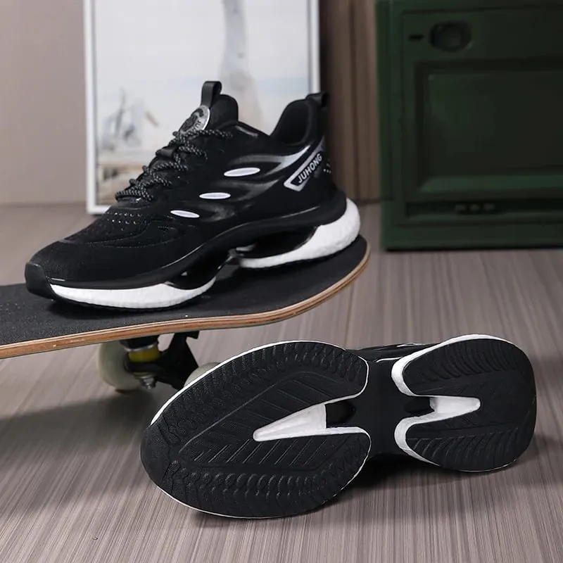 Men Lightweight Running Shoes Breathable Cushion Sport Sneakers Non‑Slip Woman Athletic Training Jogging Walking Tennis Shoes