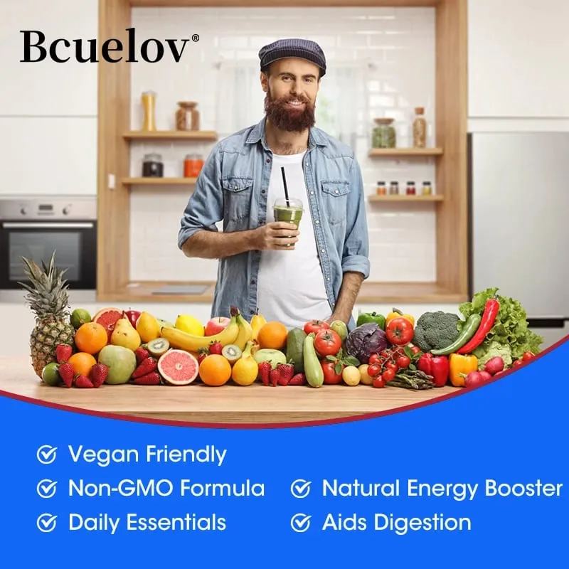 Men's Daily Multivitamin – 22 Vitamins & Minerals Vegan Dietary Supplement for Energy Immunity Digestion Skin & Overall Health — image 6