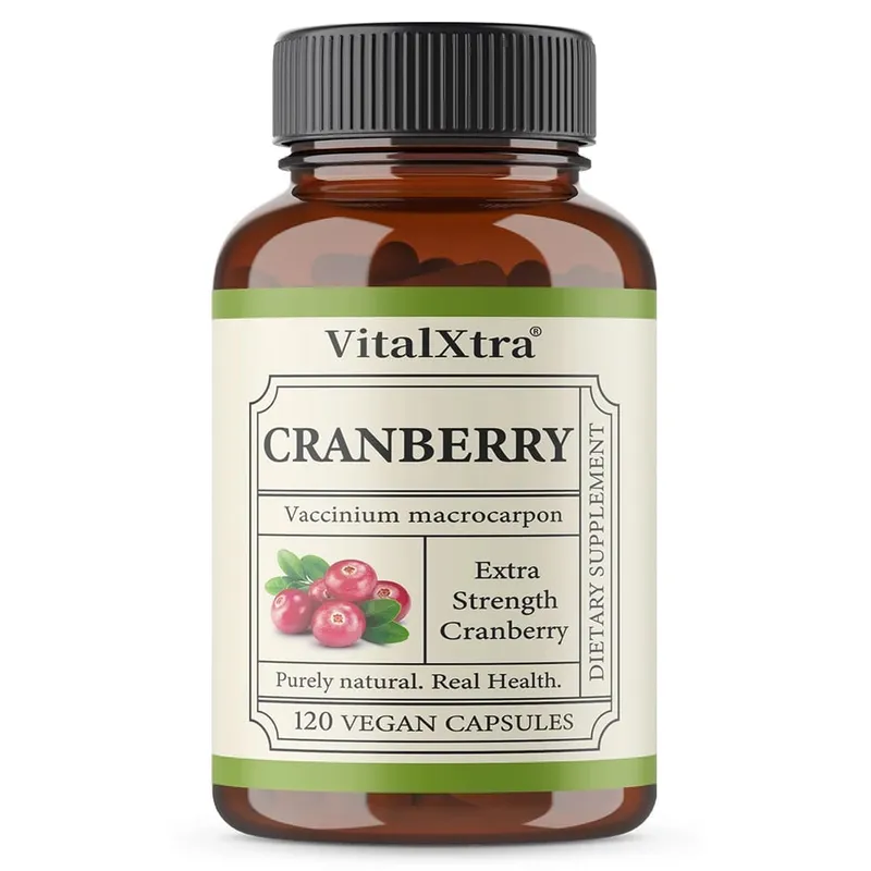 Extra Strength Cranberry Capsules - 12 500 Mg Fresh Cranberries Per Capsule Optimizes Urinary Tract Health - Vegan — image 9