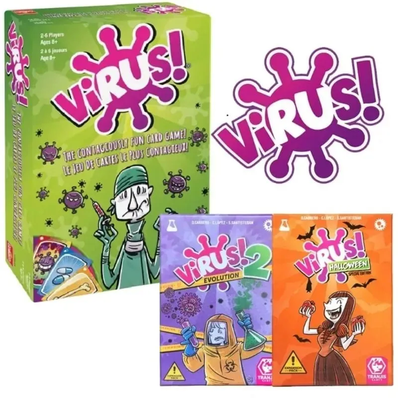 Mogel Motte Polilla Tramposa Card Game Devir-Game Cheating Moth /Royal Xiaoqiang Cheating Moth& Interesting Virus Card Game