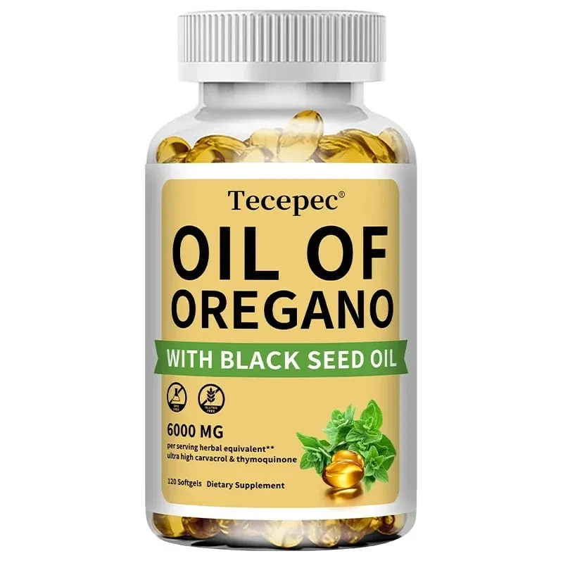 Oil of Oregano with Black Seed Oil 2 in 1 Oregano Supplement for Immune Health Digestive Health Non-GMO — image 9
