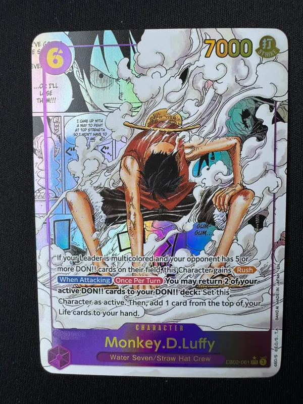 ONE PIECE Roronoa Zoro Monkey D. Luffy DIY Hjemmelavet samlingskort engelsk japansk version Legetøj Julefødselsdagsgave — image 41