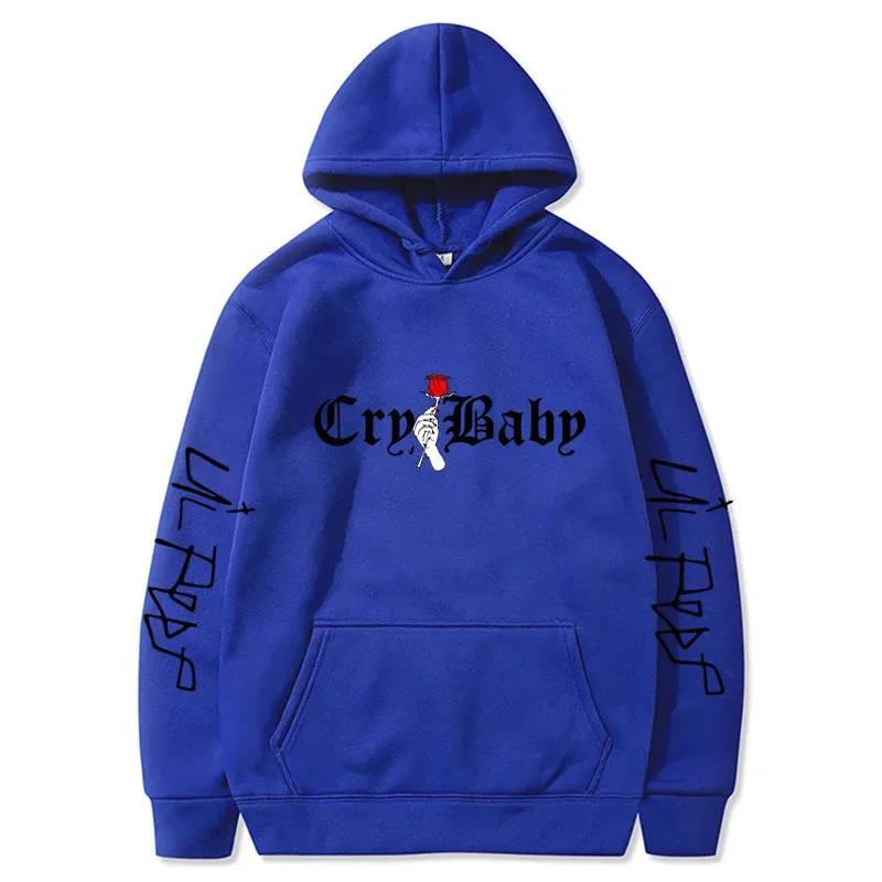 Men's Lil Peep Hoodie – Emo Rap Fan Pullover with "Lil Peep" Sleeve Text – Cozy Unisex Streetwear for Concerts casual Wear — image 10
