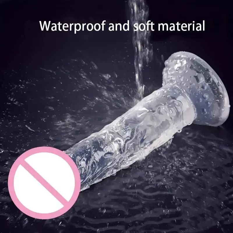 Super barato realista macio feminino erótico anal grande vibrador ventosa geléia pau brinquedos sexuais clitóris macio masturbadores vaginais pênis — image 5