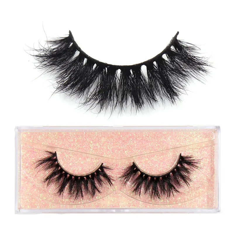 3D Mink Lashes Soft Hair False Eyelashes Fluffy Volume Wispy Fake Eyelashes Extension Makeup
