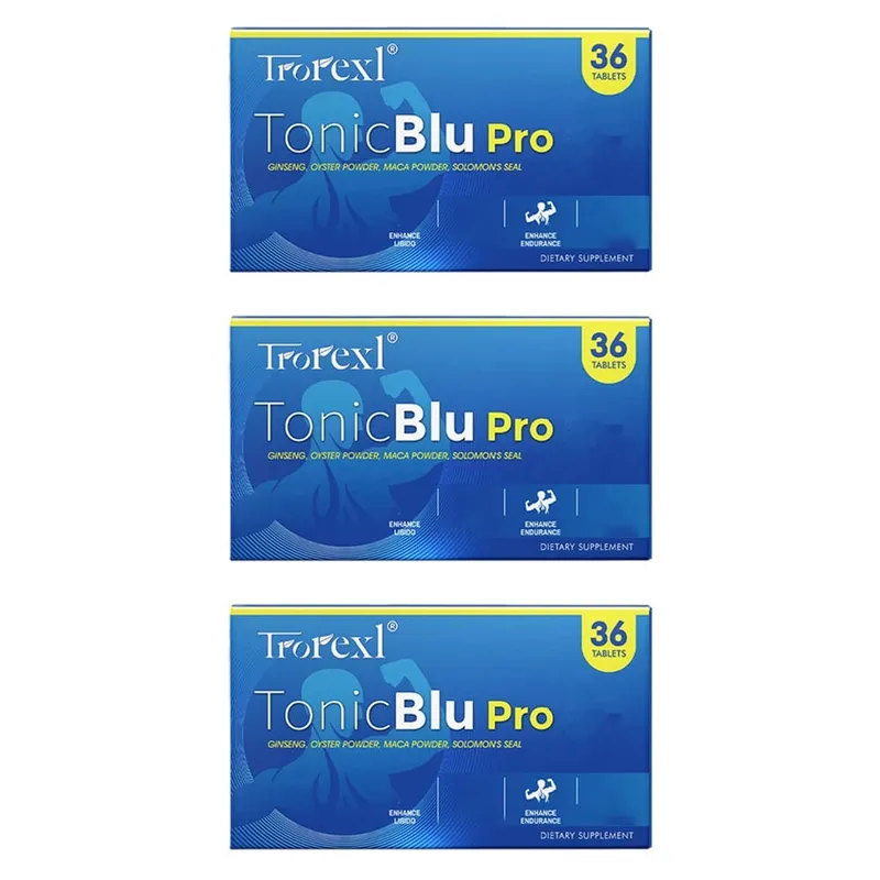 Trorexl-Tonic Blue Pills 36 Tablets - Advanced Male Performance Rock-Hard Stamina Flow Booste| Lab Certified Tested — image 6