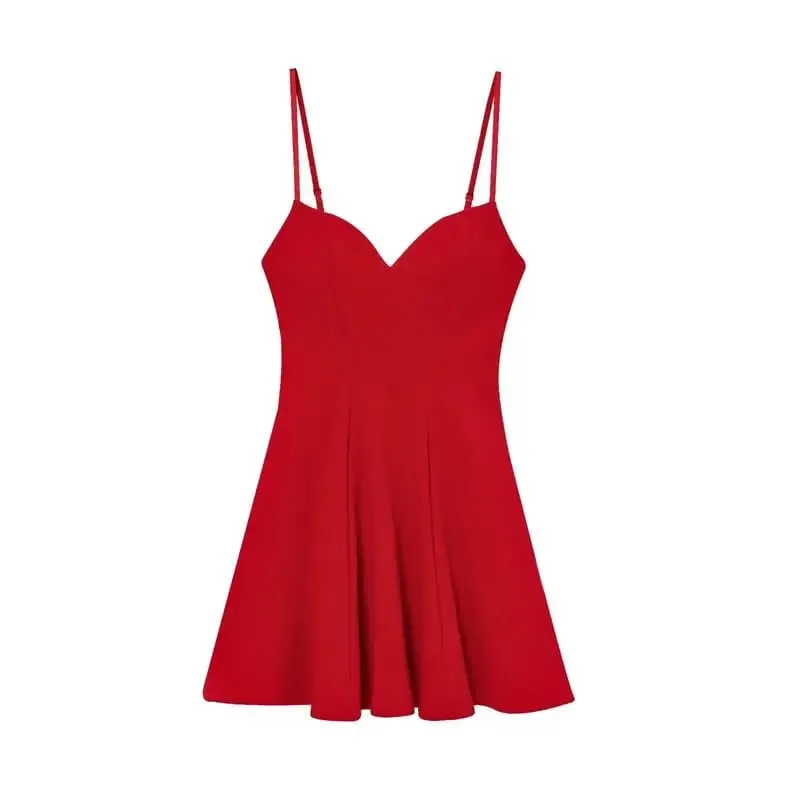 Klänningar Sommar Dam 2026 Ny Chic Slim Tube Top Elegant Mini Camisole Damklänning Gatumode Ungdom Julklänning — image 7