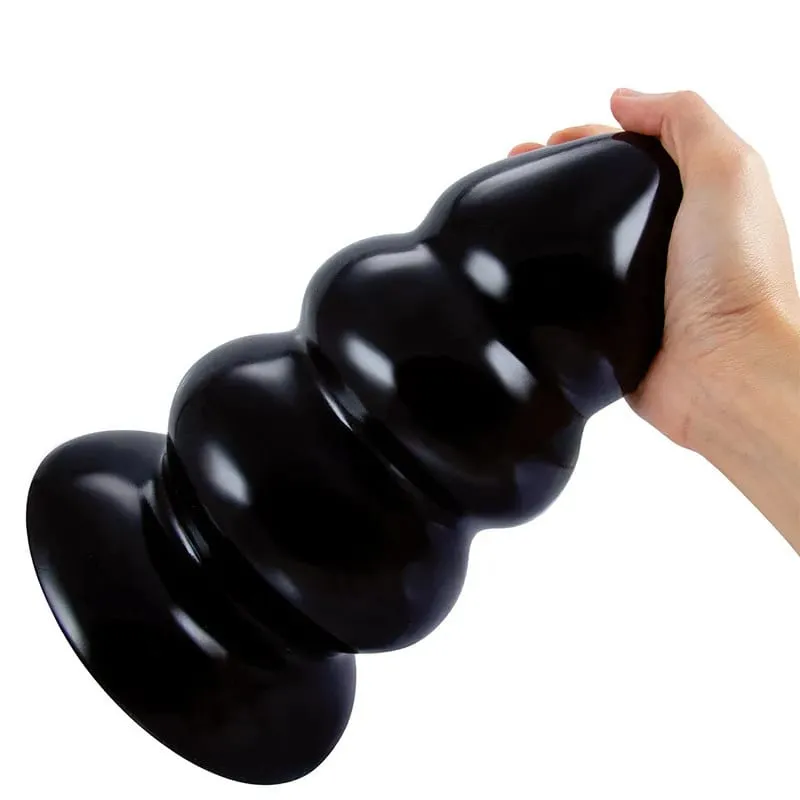 Super enorme anal plug grandes vibradores buttplug ânus expansão massageador de próstata com ventosa brinquedos sexuais para mulheres masturbador — image 3