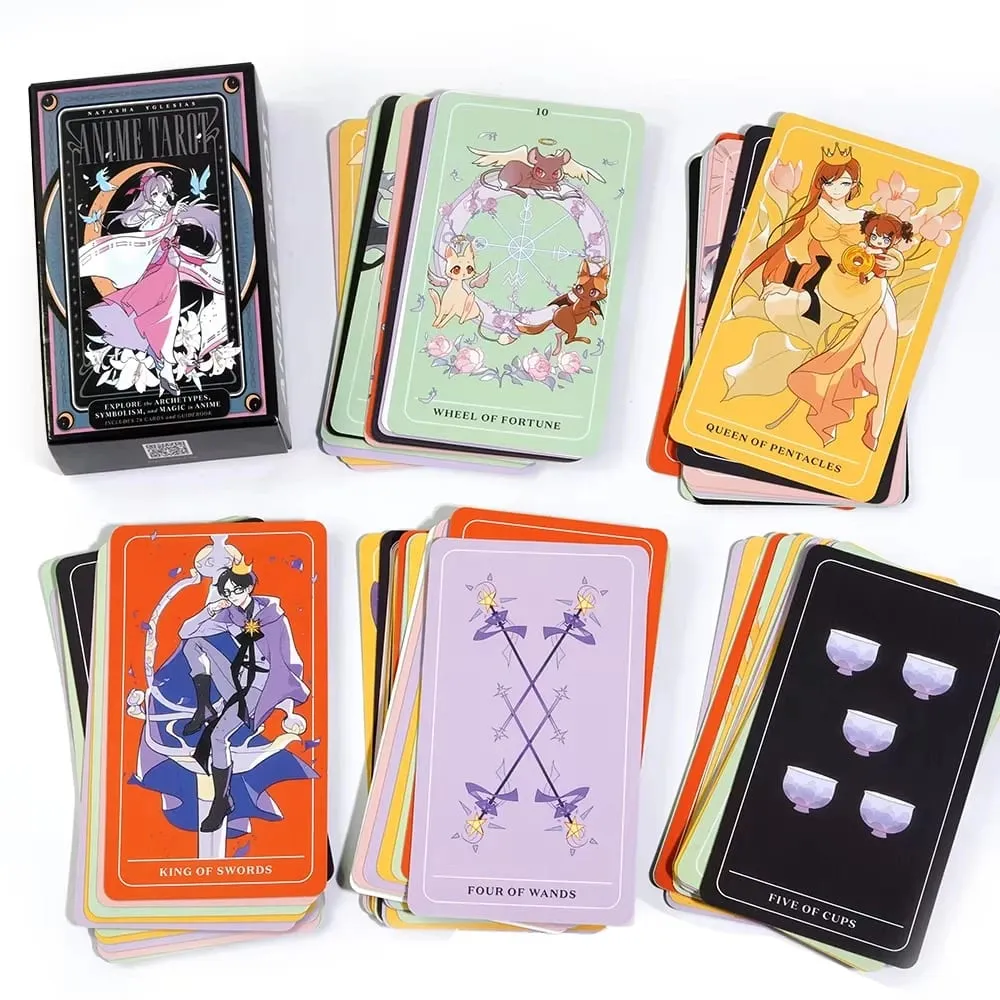10.3*6cm Anime Tarot Deck Explore The Archetypes Symbolism And Magic In Anime Modern Anime Characters — image 3