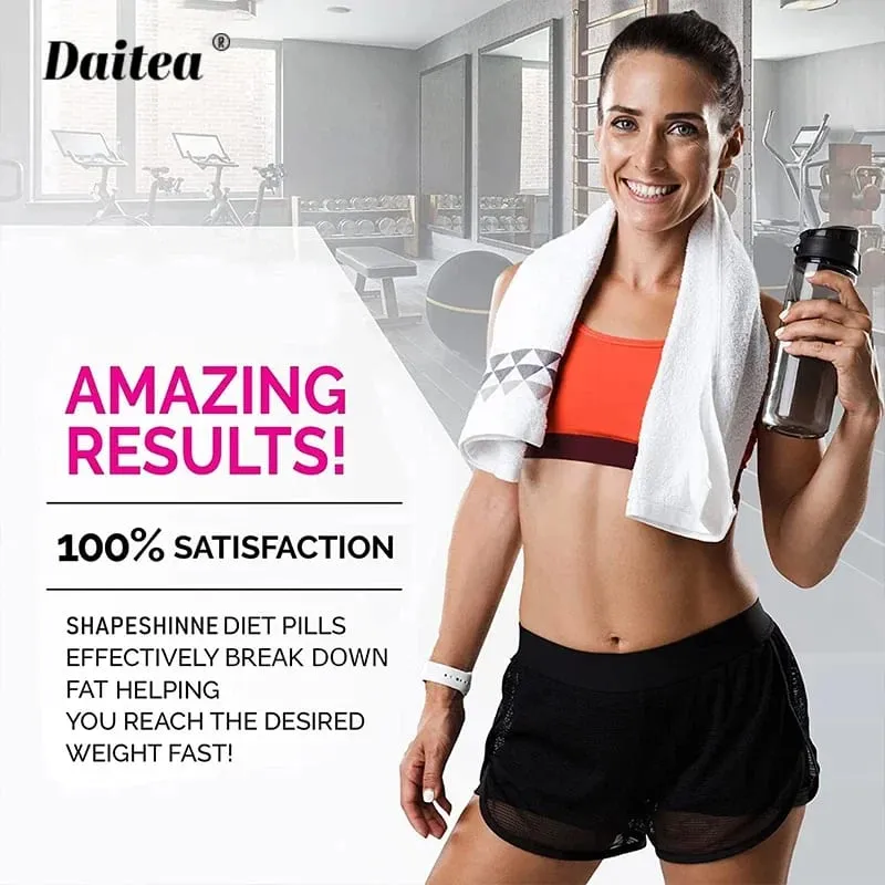 Cápsulas de controle de apetite Daitea - Vitamina C orgânica Quitosana (90% DAC) Metabolismo aumenta a queima de gordura com baixo teor de gordura — image 4