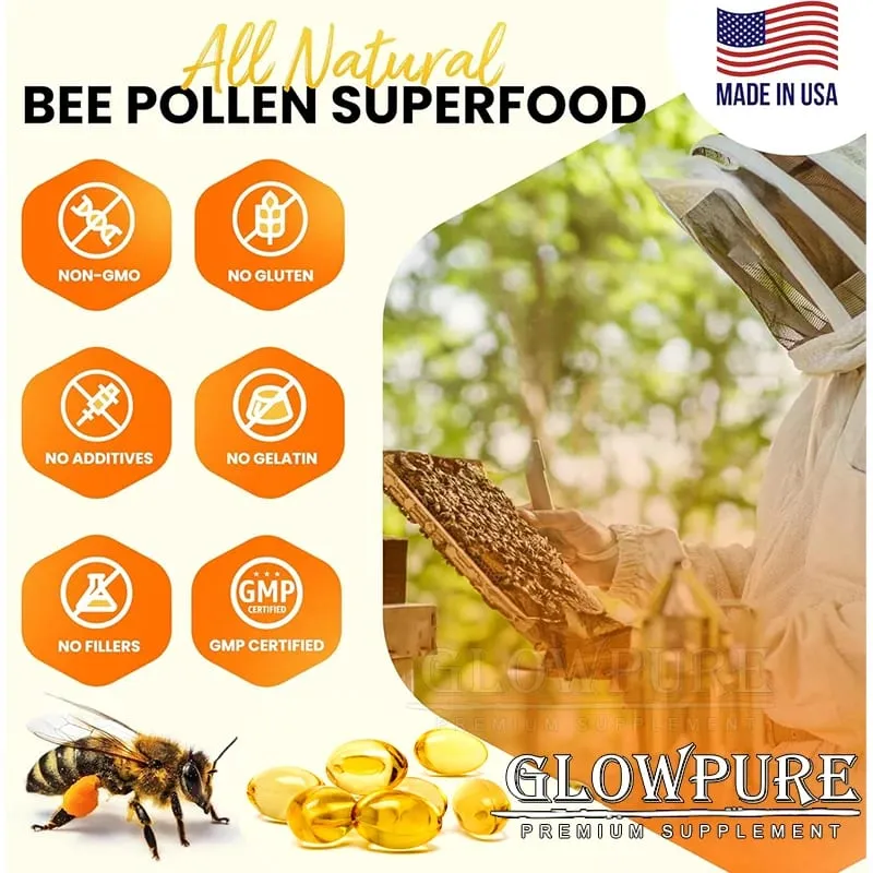 Bee Venom Extract Glucosamine & Turmeric Capsules for Joint & Muscle Health Enhanced Mobility Flexibility Comfort Supplement — image 2