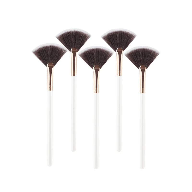 1pc Soft Facial Fan Brush Blush Fan Mask Brushes Slim Soft Face Mask Brush Applicator For Peel Glycolic Masks Makeup — image 13
