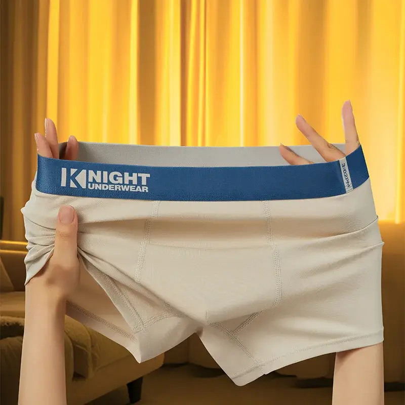 Cueca boxer esportiva masculina, bolsa convexa em u, verde, boxer homme, elástico, para meninos, calção de banho confortável, calcinhas deslizantes — image 6