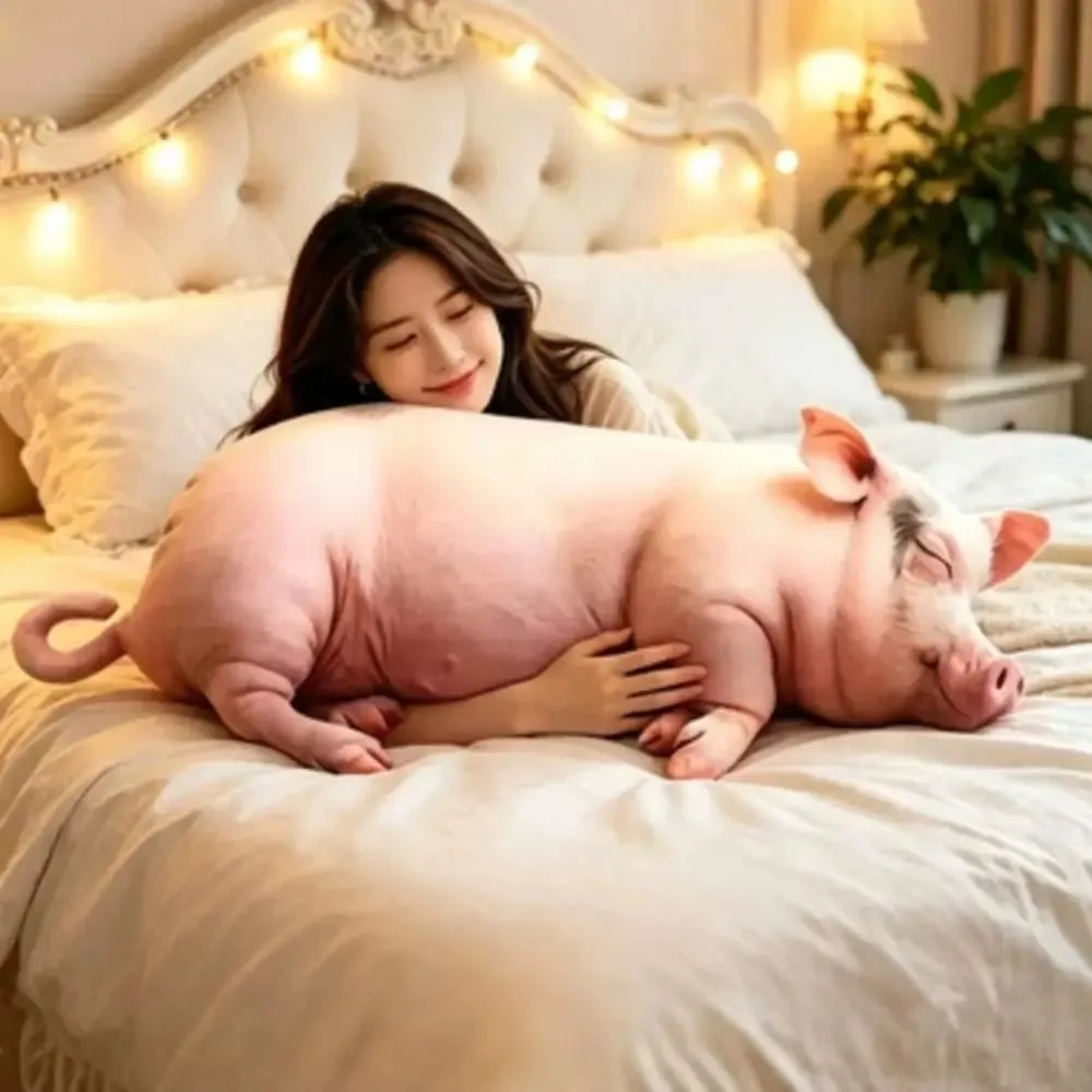 Comfortable Material Animal Body Pillow PP Cotton Filled 40cm Size Animal Cushion Soft Texture Cute Design Pig Keychain For — image 8