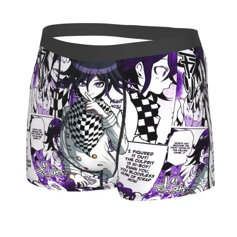 Kokichi Ouma Manga Anime Print Men Boxers Shorts Panties Underwear Soft Breathable Underpants Large Size Boxer Briefs for Boys — image 2
