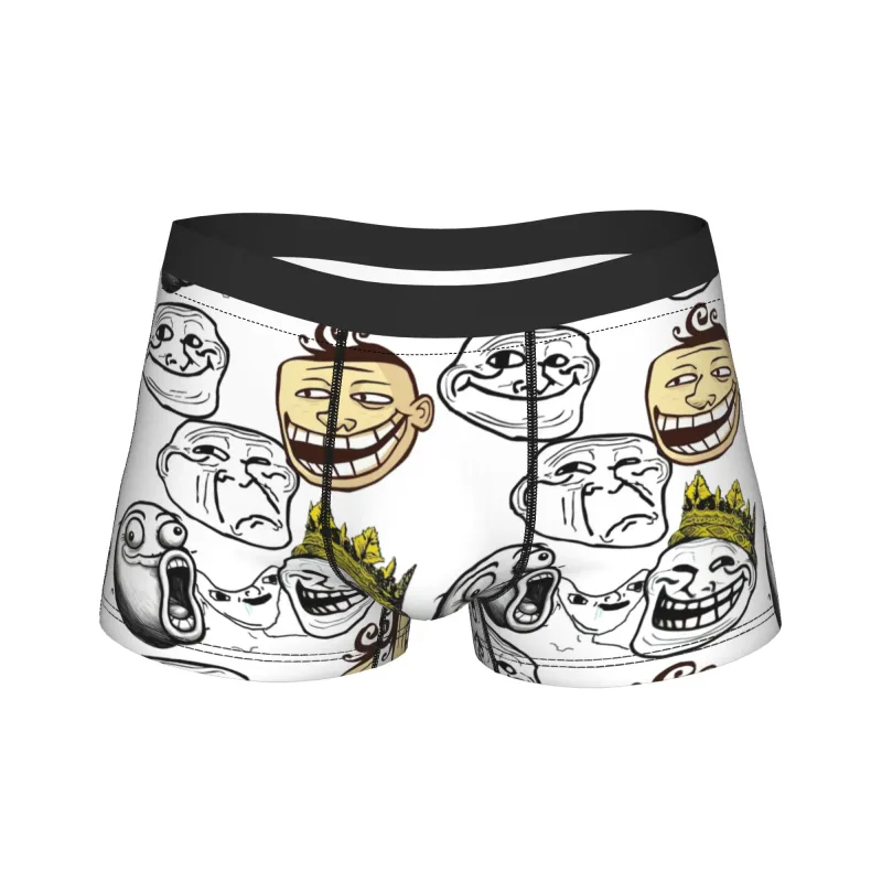 Rage Comic Trollfac Trunk Funny Anime Pouch Underwear Hot Sale Pattern Boxer Brief Kumportableng Panlalaking Panloob Plus Size — image 12