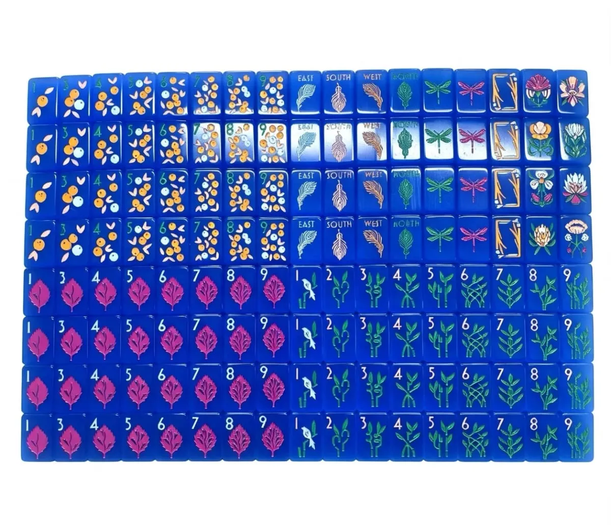 160Pcs 36mm American Mahjong Set Acrylic Mahjong Game Tiles Modern Minimalist Waterproof Durable Travel Board Game Gift — image 4